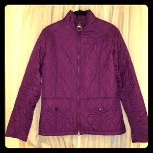 Barbour Plum Quilted Jacket